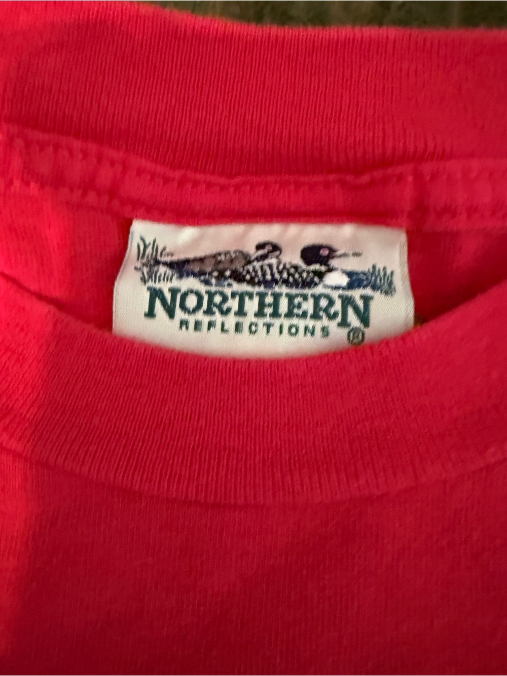 Vintage 90’s Northern Reflections Dockside Bright Pink Tee T-Shirt Women’s Small - Picture 4 of 5